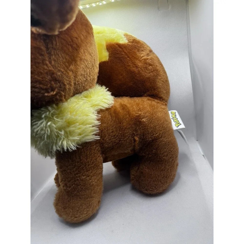 Build A Bear BAB 2018 Pokemon Eevee Plush Brown Yellow Collectable Toy Kids 16